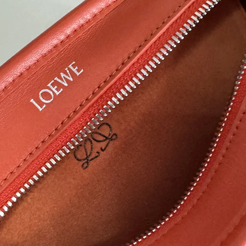 Loewe Women Small Amazona 180 Bag in Soft Calfskin-Sunrise Orange - image 8