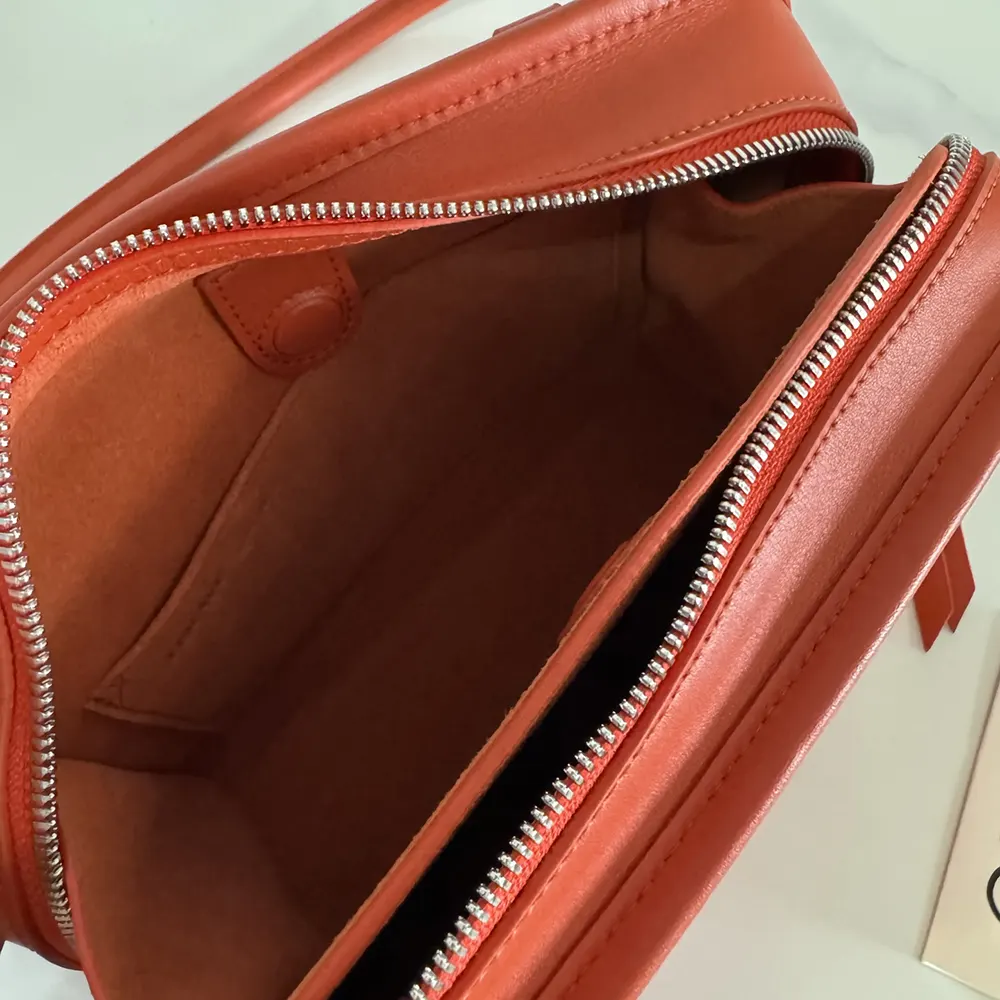 Loewe Women Small Amazona 180 Bag in Soft Calfskin-Sunrise Orange - image 7