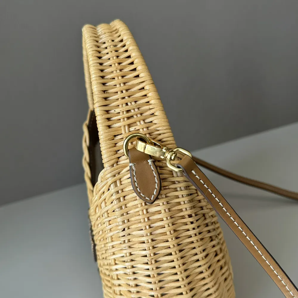 Miu Miu Women Wander Wicker Handbag - image 7