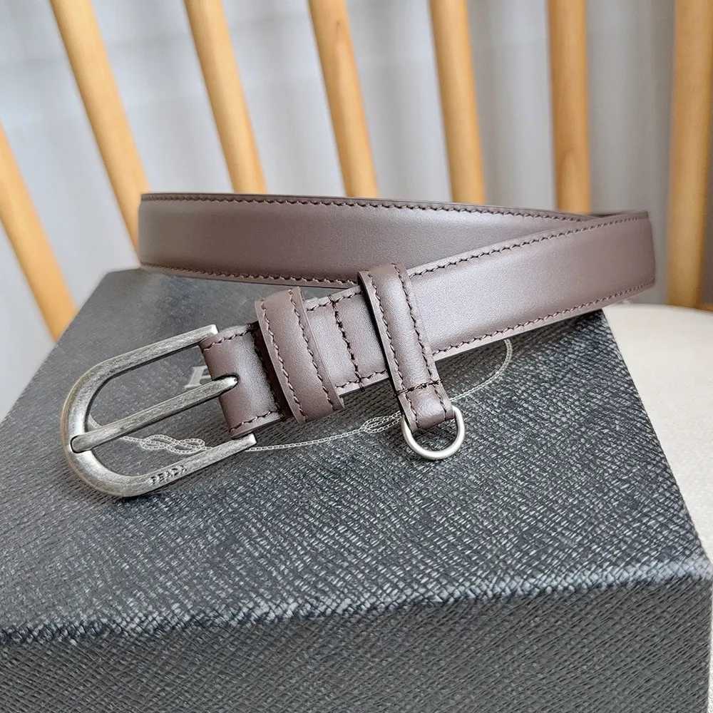 Prada Women Antiqued Leather Belt - image 4