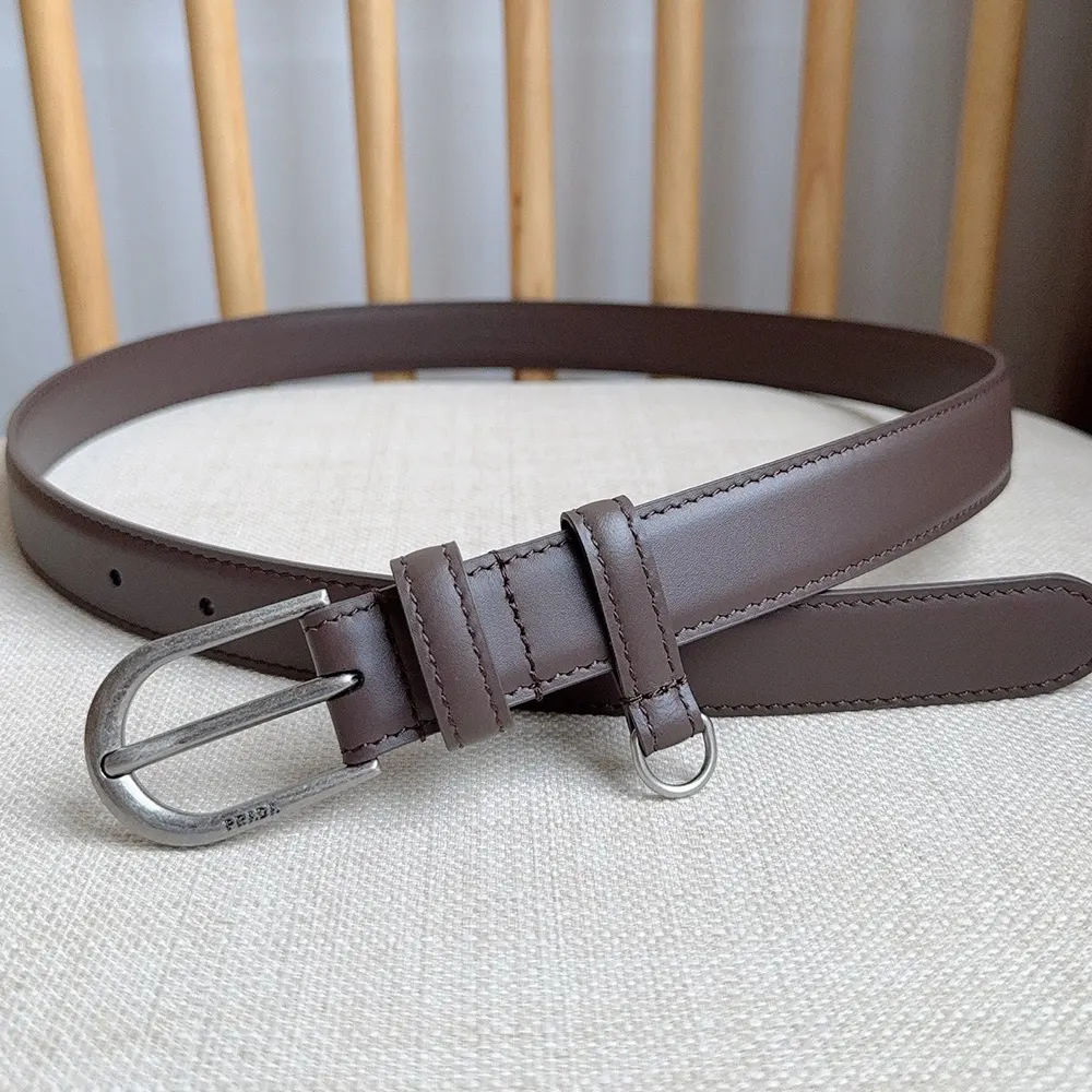 Prada Women Antiqued Leather Belt - image 6