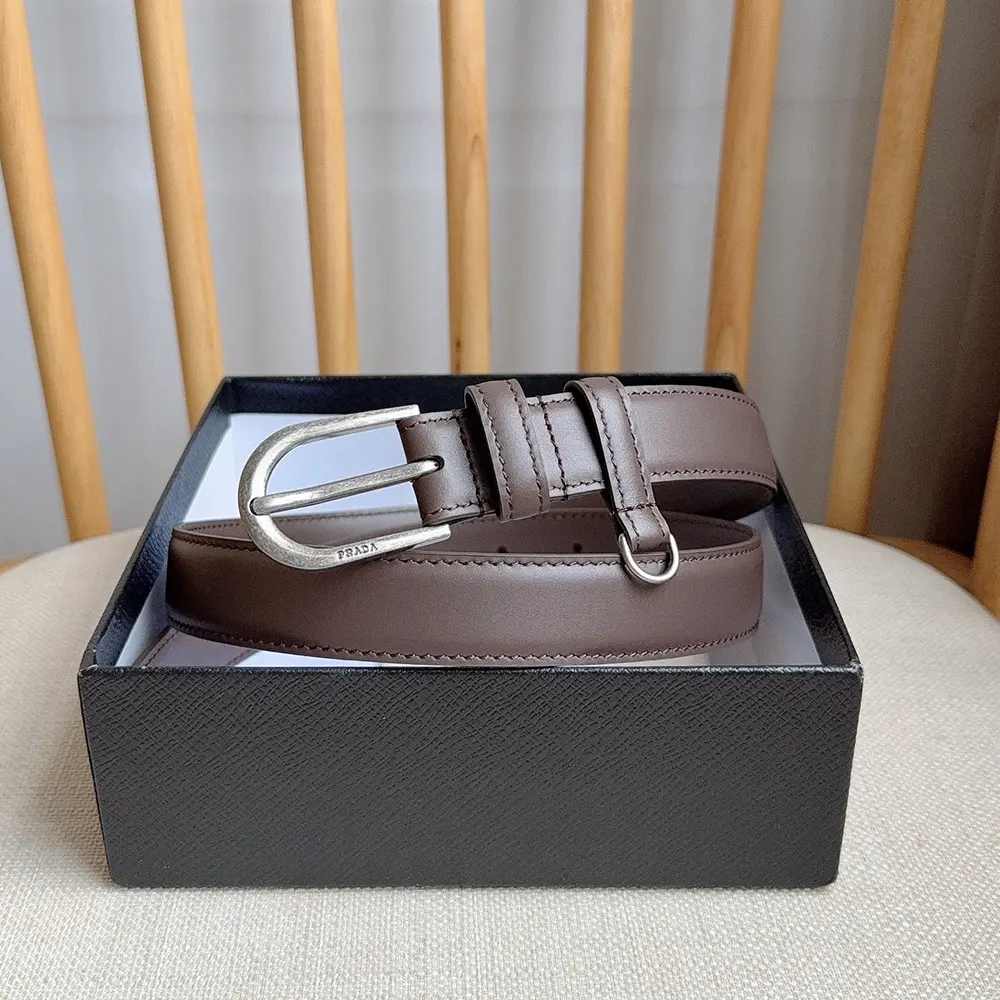 Prada Women Antiqued Leather Belt - image 5