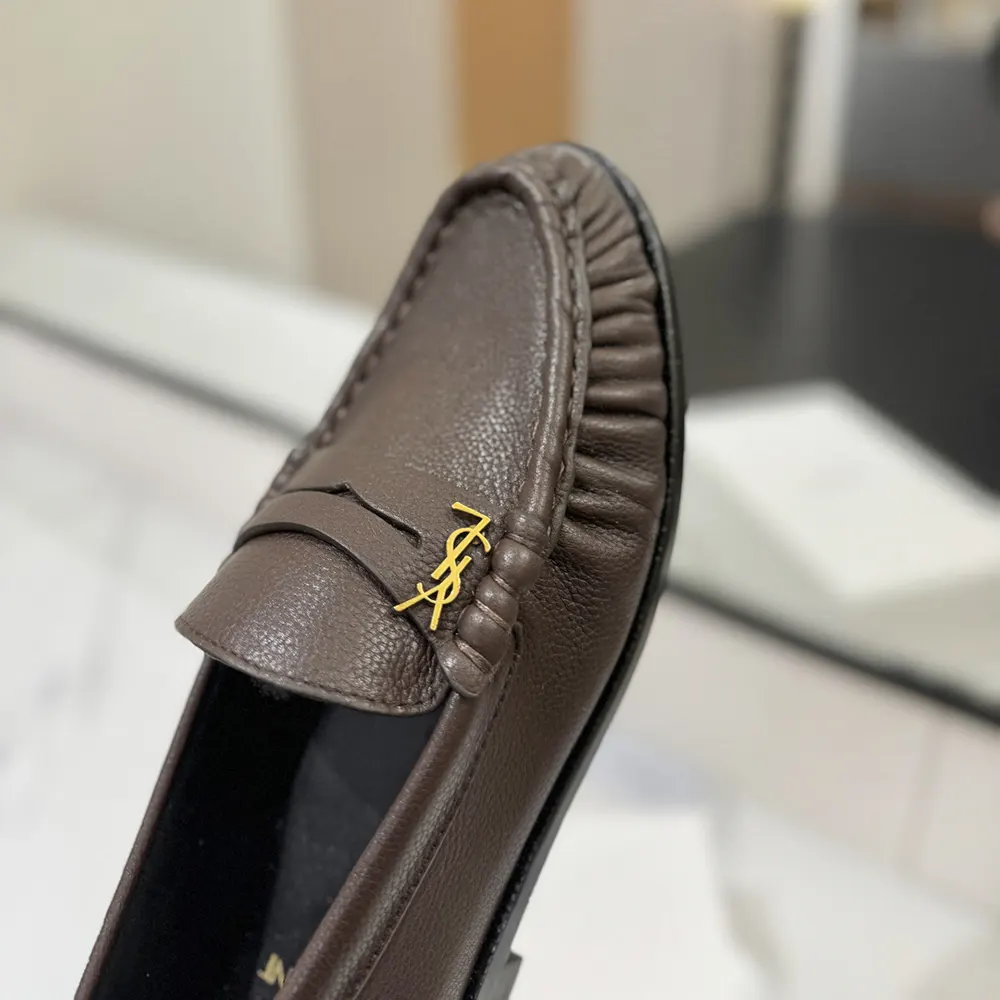 Saint Laurent YSL Unisex Le Loafer Supple in Matte Leather - image 8