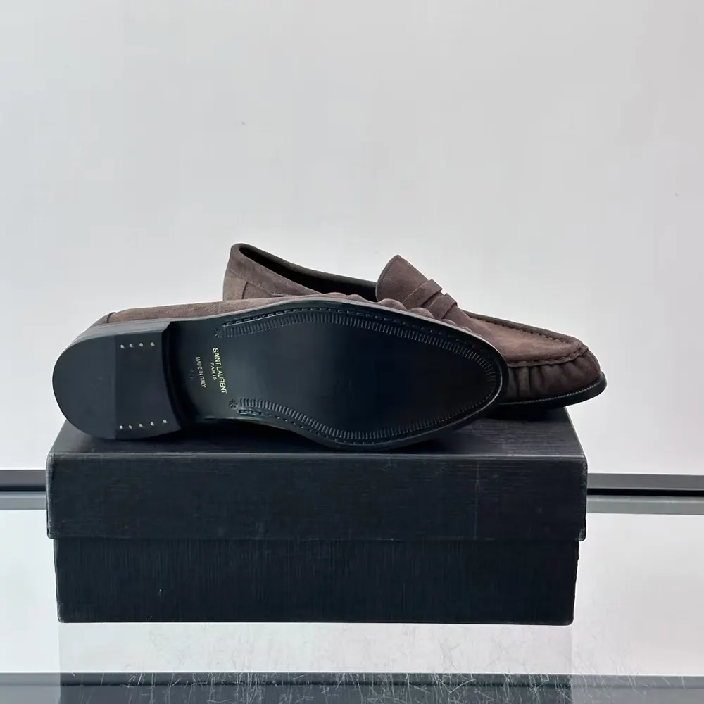 Saint Laurent YSL Unisex Le Loafer Supple in Suede - image 10