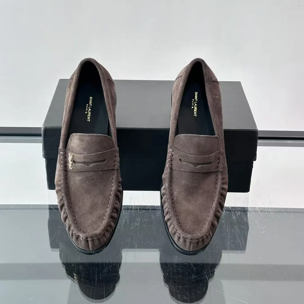 Saint Laurent YSL Unisex Le Loafer Supple in Suede - image 7