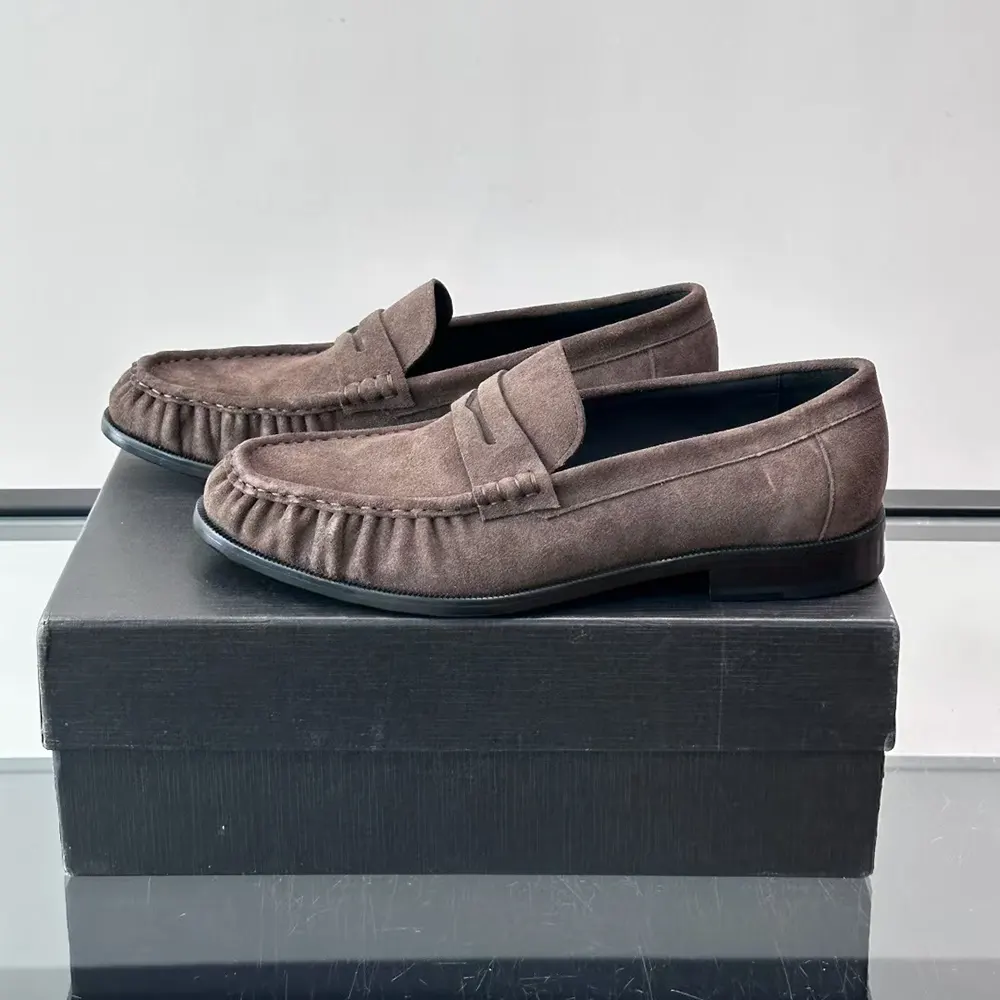 Saint Laurent YSL Unisex Le Loafer Supple in Suede - image 6
