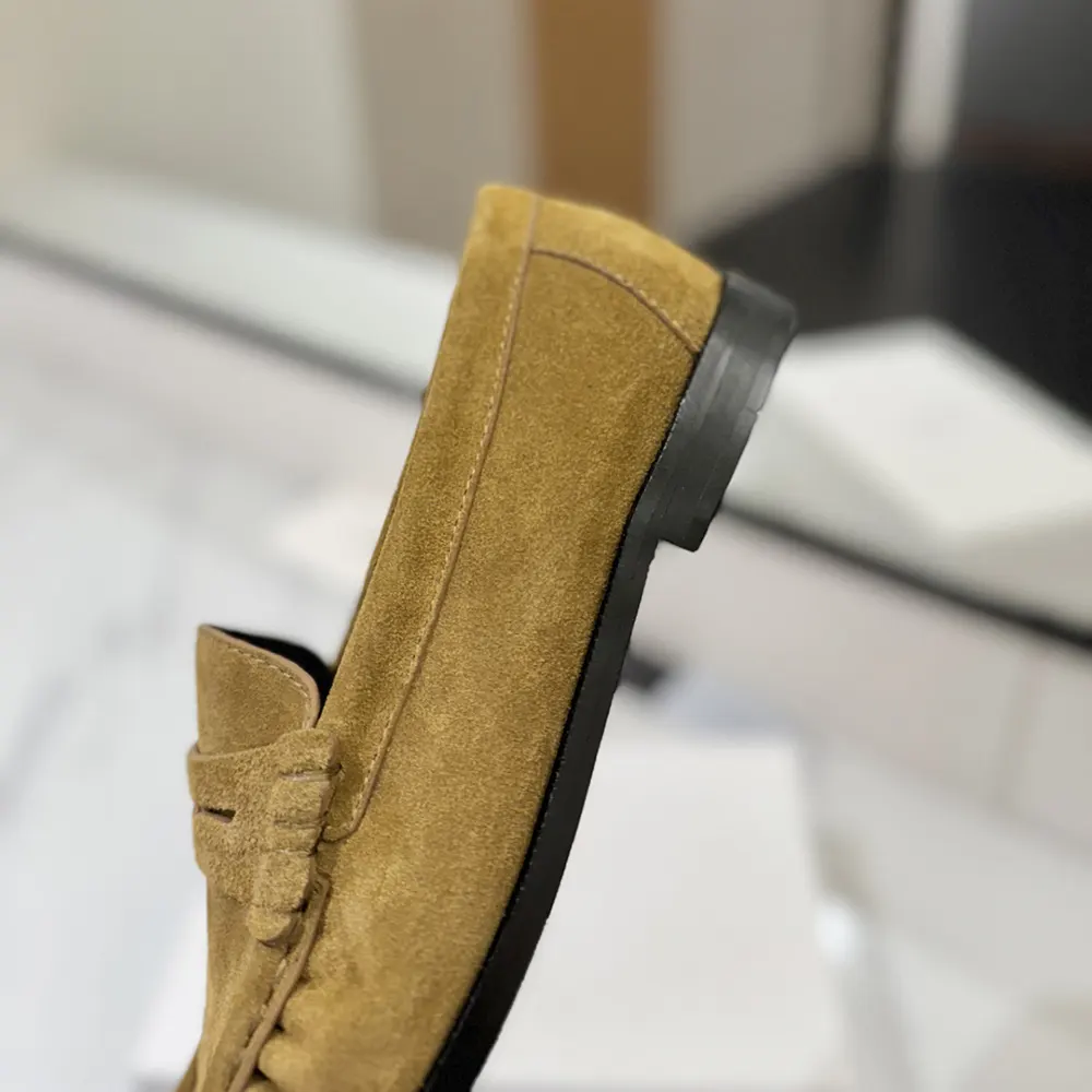 Saint Laurent YSL Unisex Le Loafer Supple in Suede-Brown - image 9