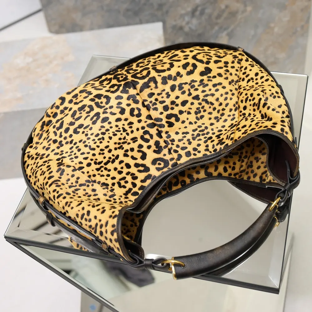 Saint Laurent YSL Women Mombasa Medium in Pony Hair Leather - image 8