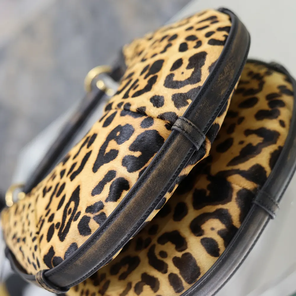 Saint Laurent YSL Women Mombasa Small in Pony Hair Leather - image 8
