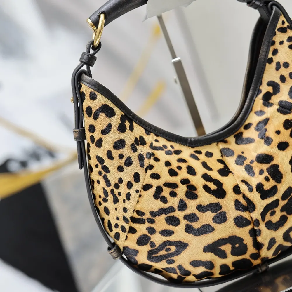 Saint Laurent YSL Women Mombasa Small in Pony Hair Leather - image 6