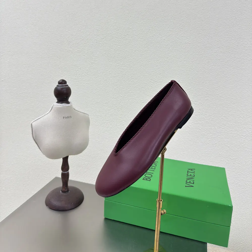 Bottega Veneta Women Rosa Ballerina-Dark Apple Candy - image 5
