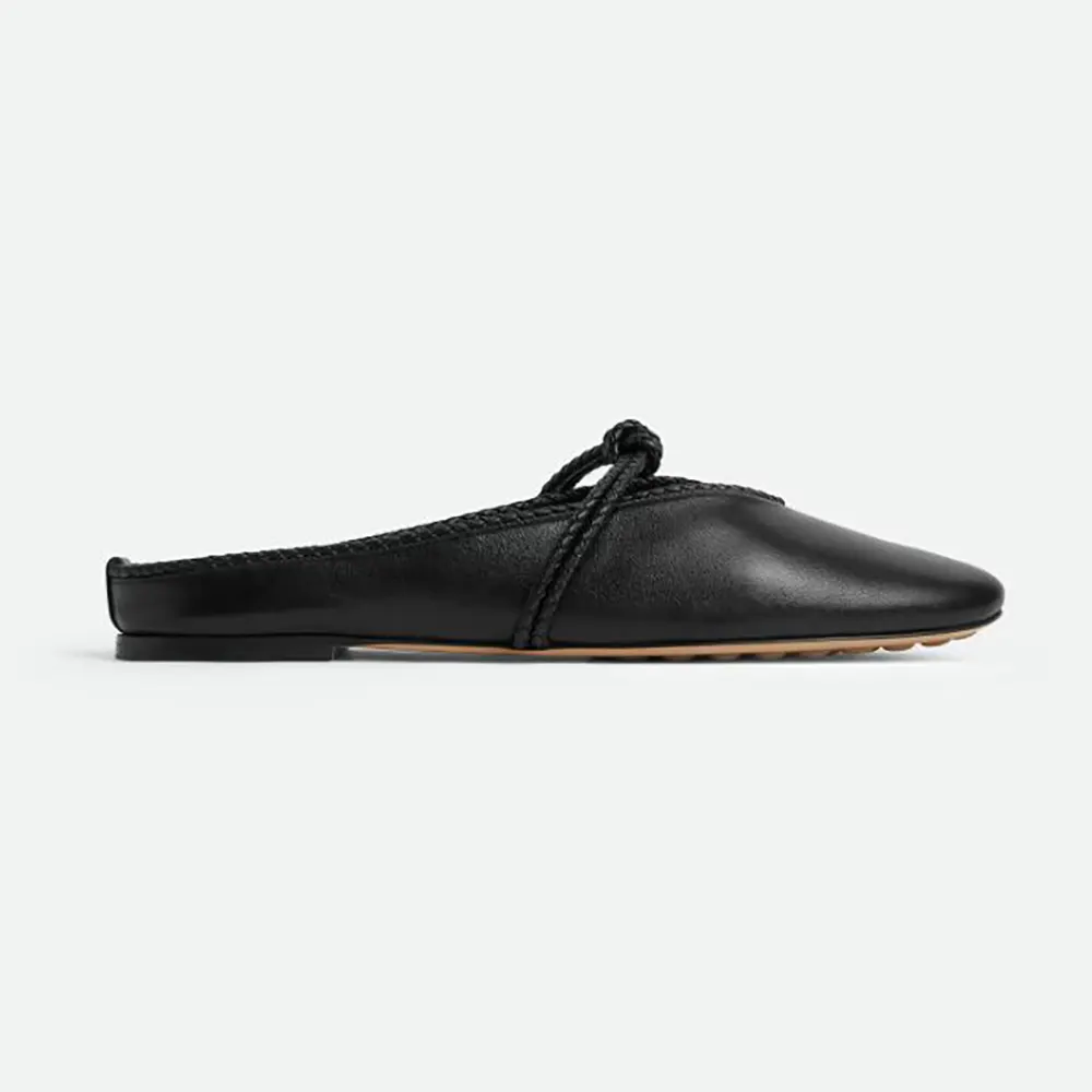Bottega Veneta Women Rosa Mary-Jane Ballerina-Black