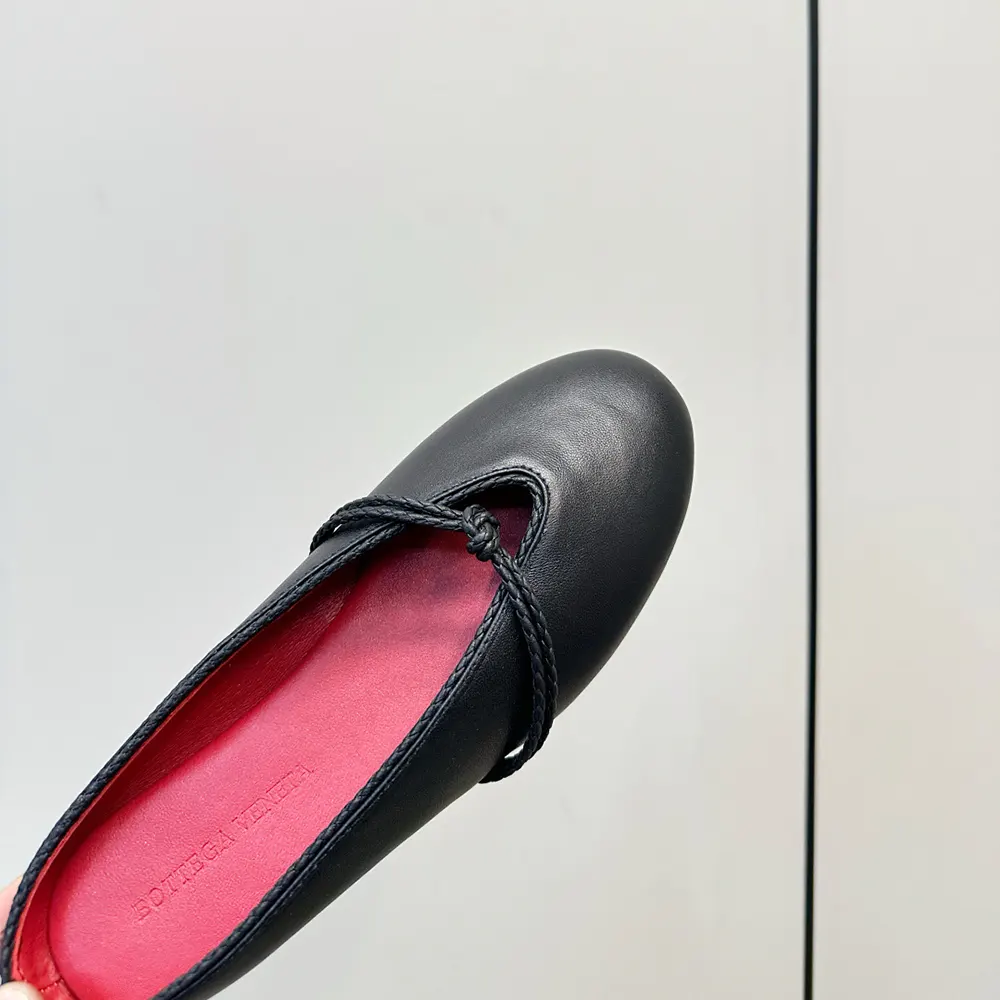 Bottega Veneta Women Rosa Mary-Jane Ballerina-Black - image 9