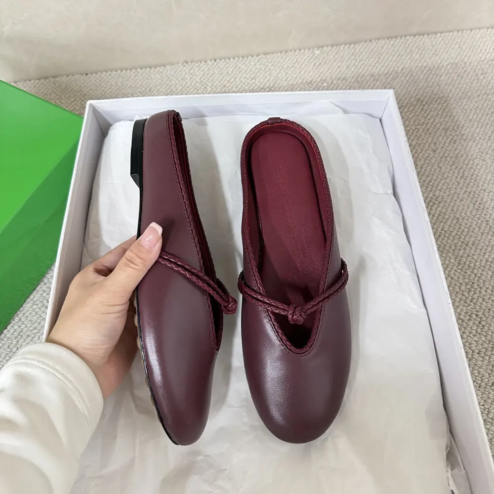 Bottega Veneta Women Rosa Mary-Jane Ballerina-Deep Mahogany - image 5
