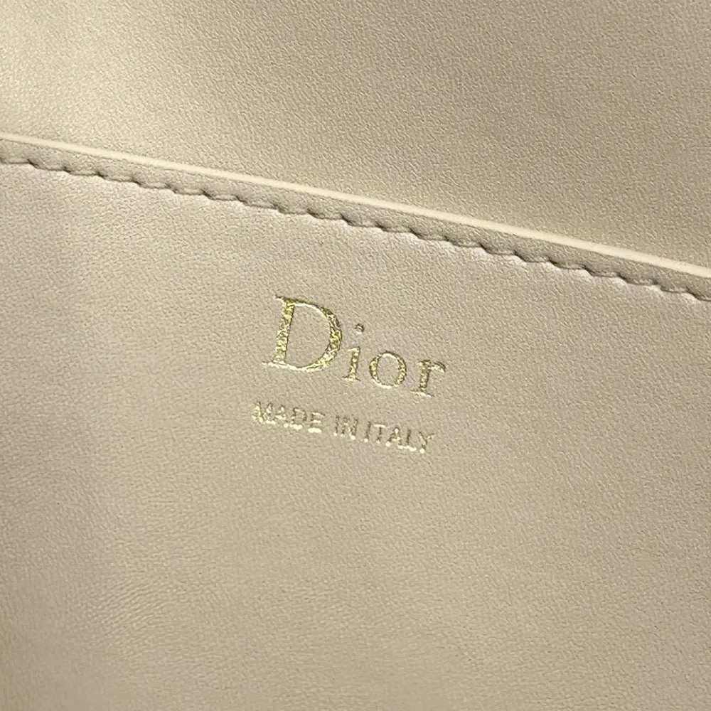 Dior Women Médaillon Envelope Pouch with Strap Marron Bobby and Lingerie Pink Grained Calfskin - image 10
