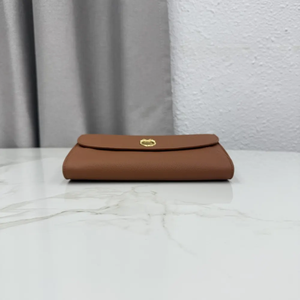 Dior Women Médaillon Envelope Pouch with Strap Marron Bobby and Lingerie Pink Grained Calfskin - image 6