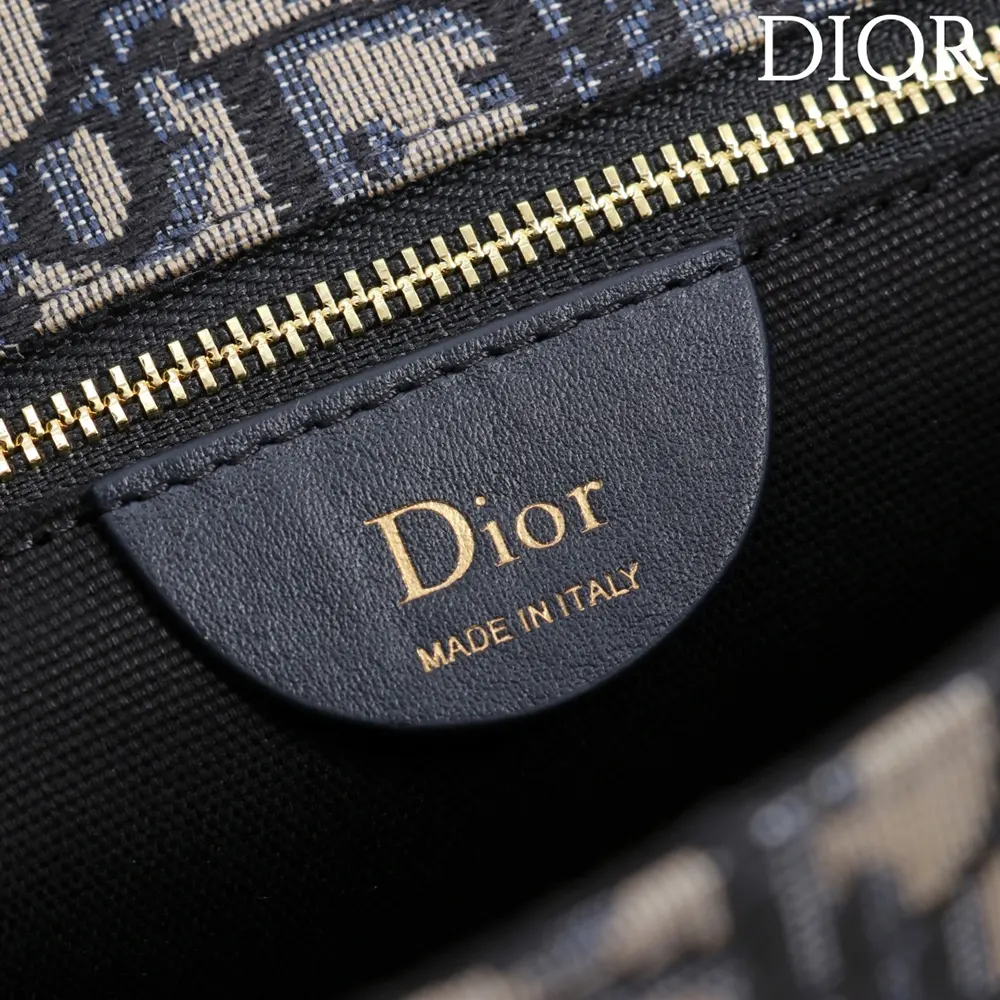 Dior Women Medium Dior Médaillon Flap Bag Blue Dior Oblique Jacquard - image 10