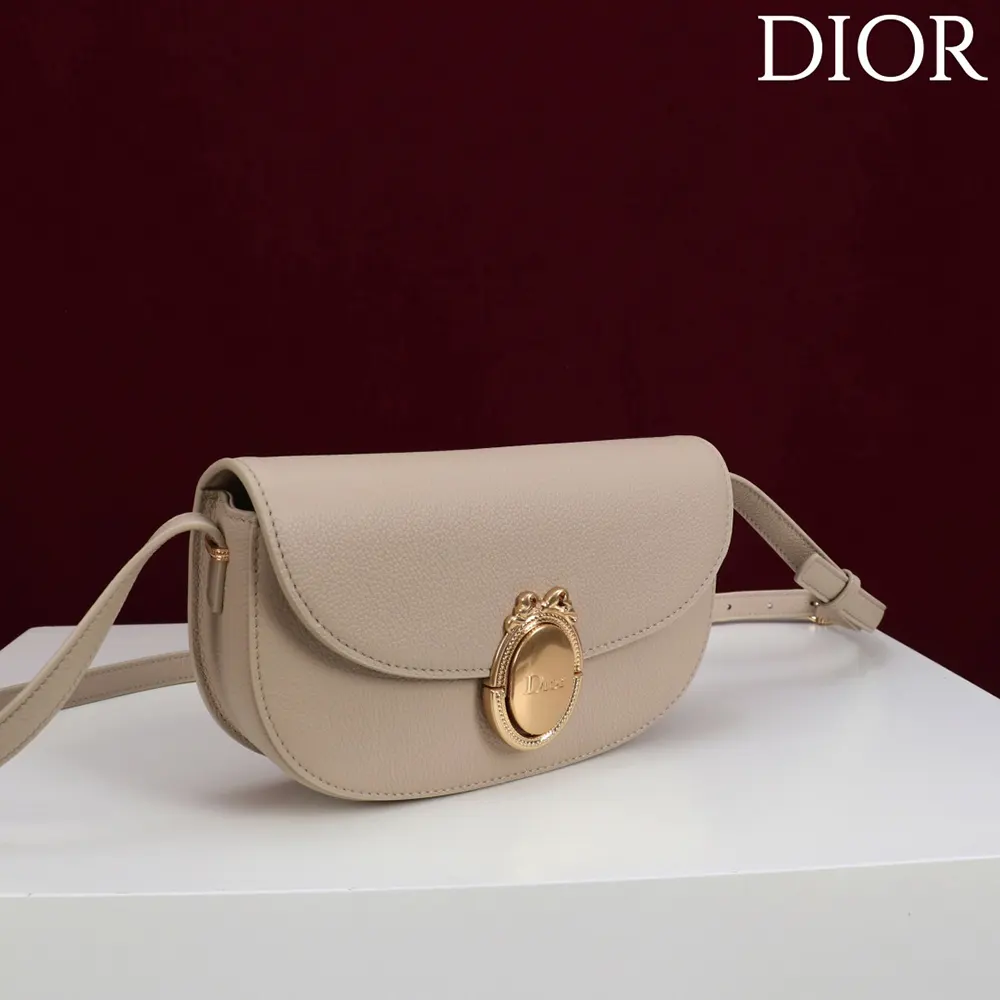 Dior Women Small Dior Médaillon Flap Bag Trench Grained Calfskin - image 4