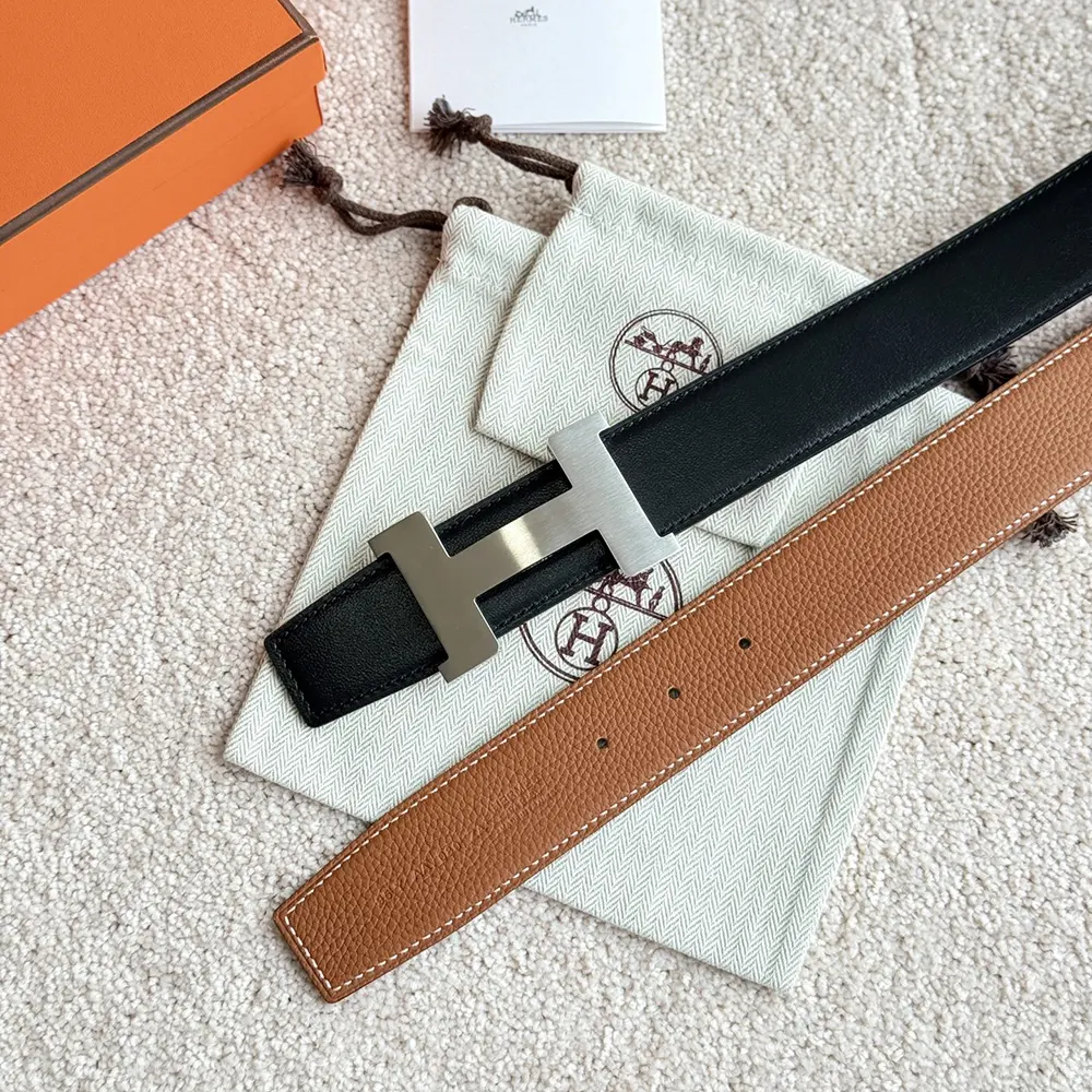 Hermes Unisex Constance Belt Buckle & Reversible Leather Strap 38 mm - image 6