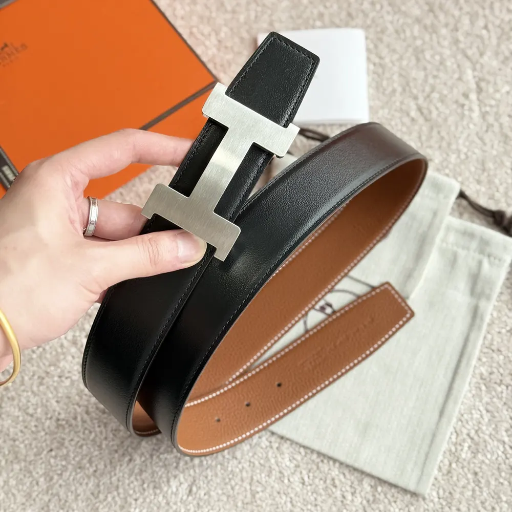 Hermes Unisex Constance Belt Buckle & Reversible Leather Strap 38 mm - image 4