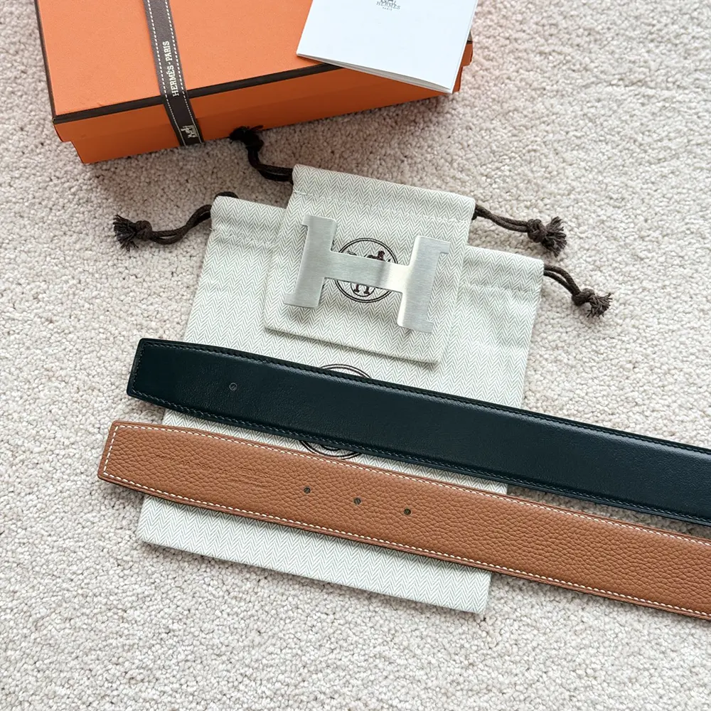 Hermes Unisex Constance Belt Buckle & Reversible Leather Strap 38 mm - image 7