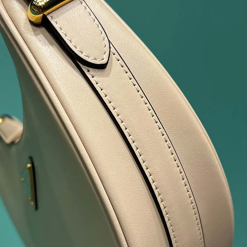 Prada Women Arqué Mini Leather Shoulder Bag-Sand Beige - image 7