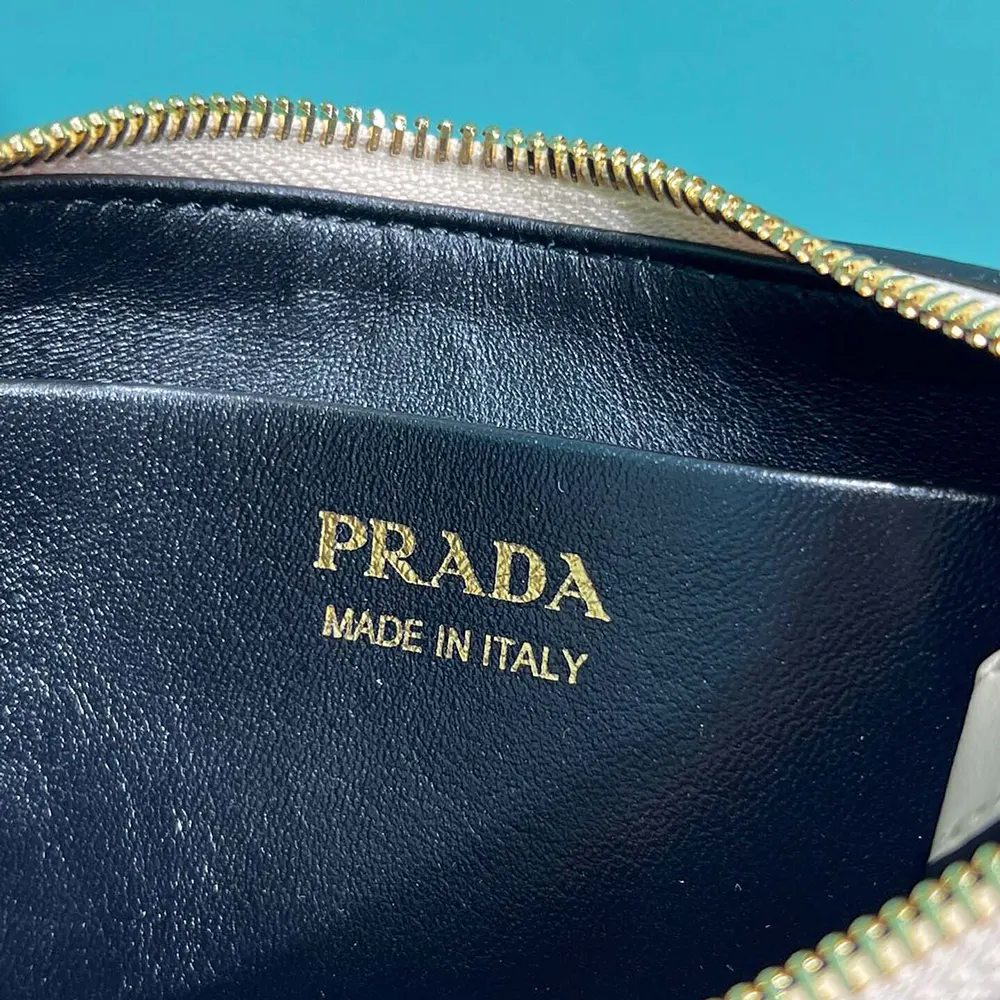 Prada Women Arqué Mini Leather Shoulder Bag-Sand Beige - image 11
