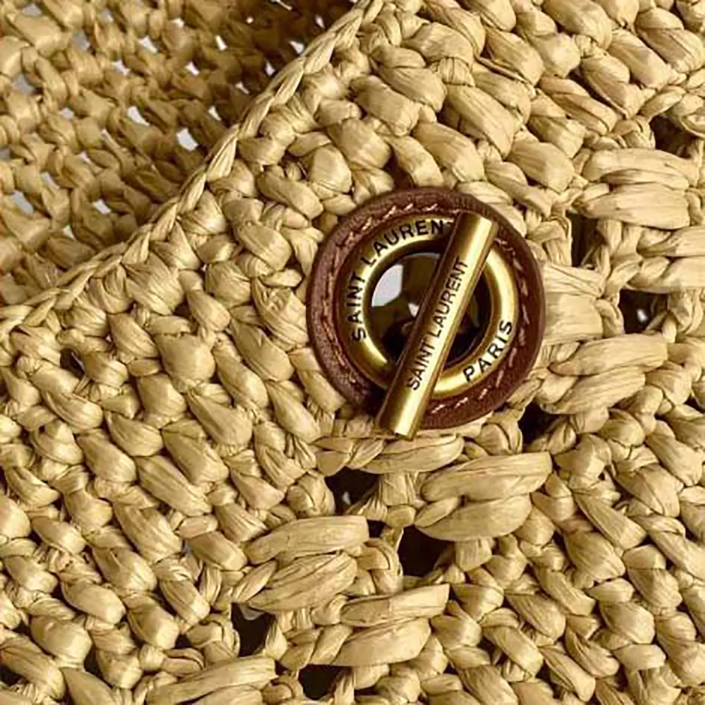 Saint Laurent YSL Women Icare Medium in Raffia - image 10