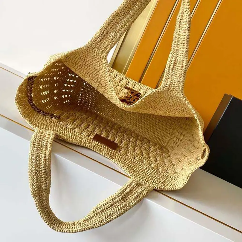 Saint Laurent YSL Women Icare Medium in Raffia - image 6