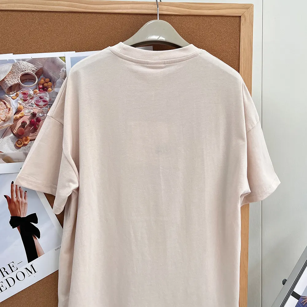 Dior Women Oversized Embroidered Book Cover T-Shirt Pink Cotton Jersey - image 7