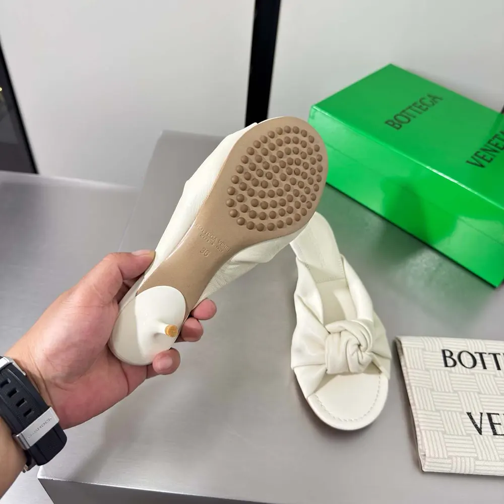Bottega Veneta Women Cherry Mule in Supple Nappa Leather-Alabaster - image 10