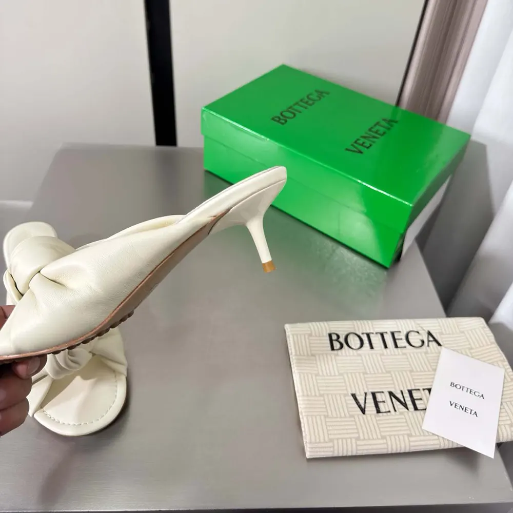 Bottega Veneta Women Cherry Mule in Supple Nappa Leather-Alabaster - image 8