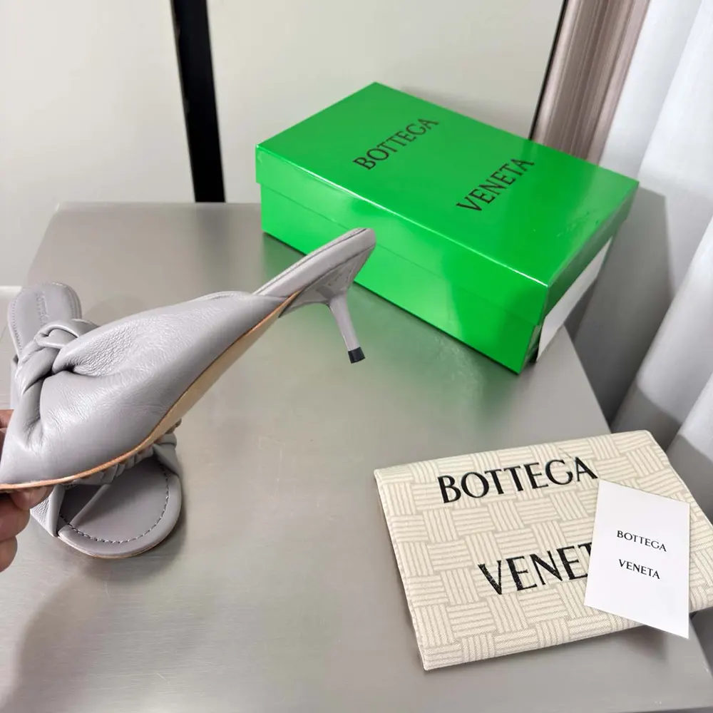 Bottega Veneta Women Cherry Mule in Supple Nappa Leather-Basalt - image 7