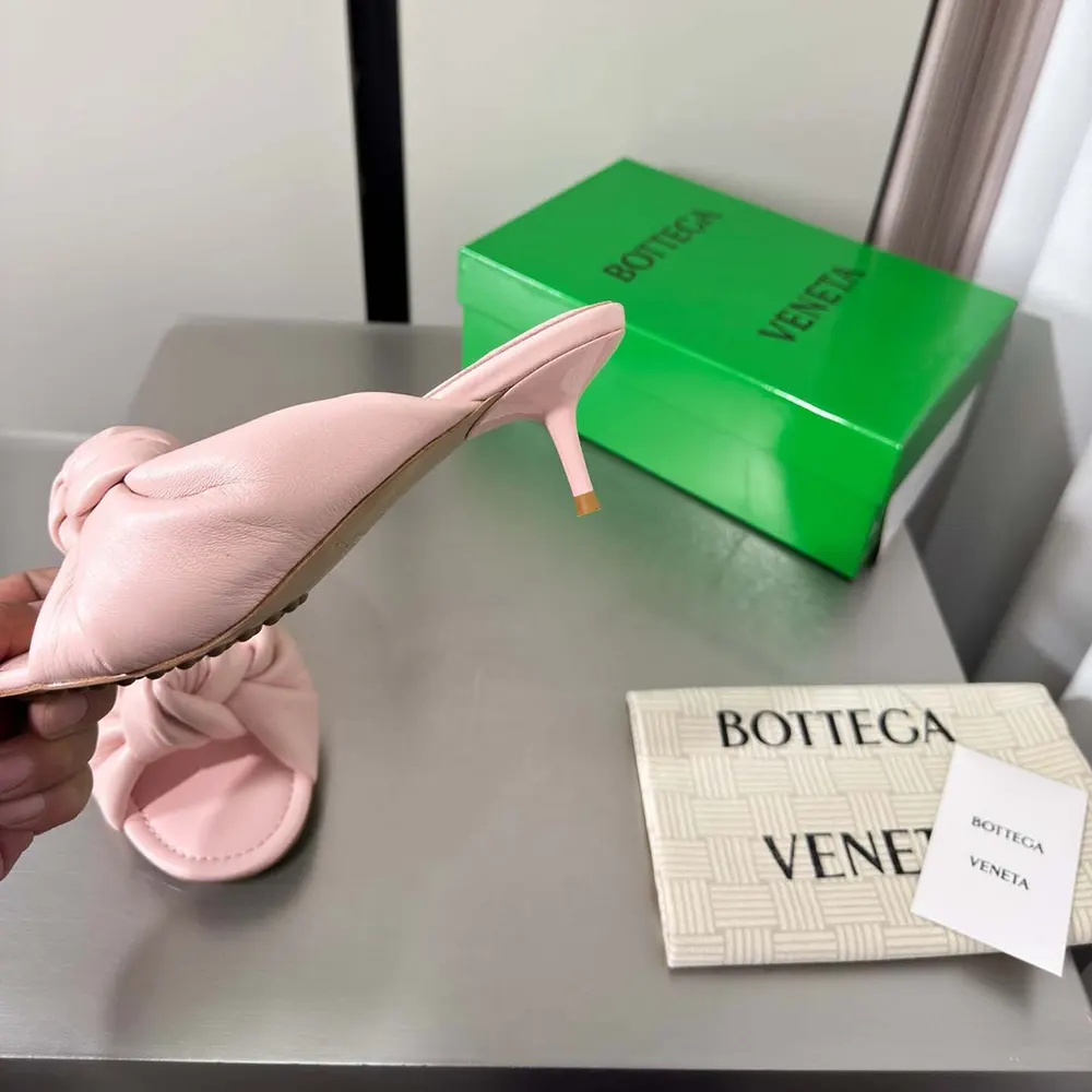 Bottega Veneta Women Cherry Mule in Supple Nappa Leather-Blush - image 9