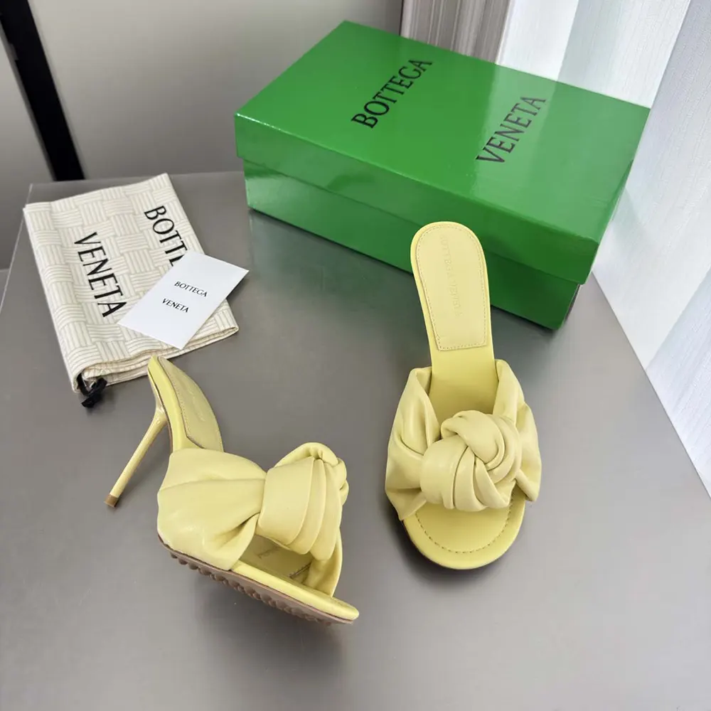 Bottega Veneta Women Cherry Mule in Supple Nappa Leather-Butter Yellow - image 4