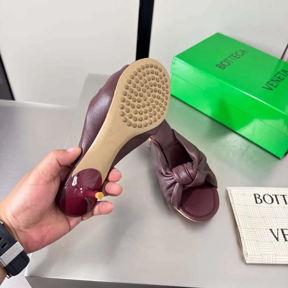 Bottega Veneta Women Cherry Mule in Supple Nappa Leather-Deep Mahogany - image 10