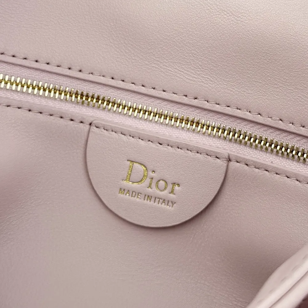 Dior Women Small Dior Toujours Hobo Bag Ballet Pink Cannage Lambskin - image 9