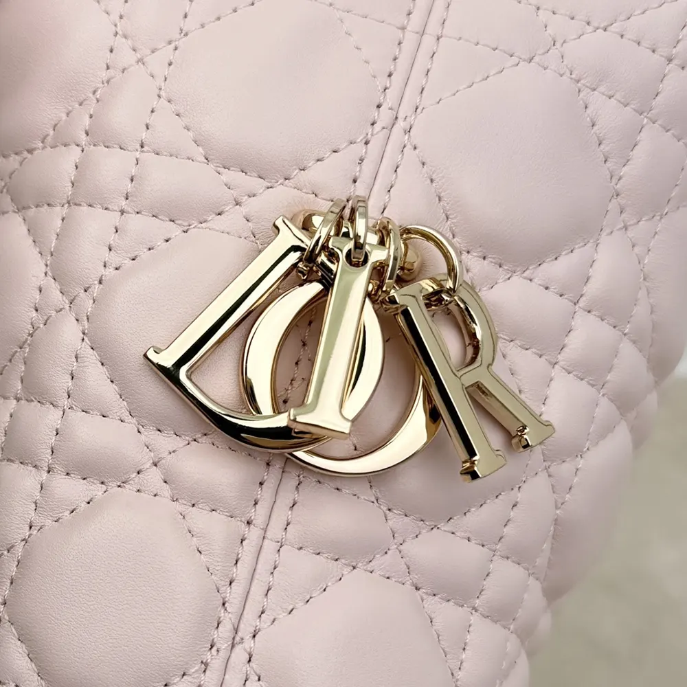 Dior Women Small Dior Toujours Hobo Bag Ballet Pink Cannage Lambskin - image 10