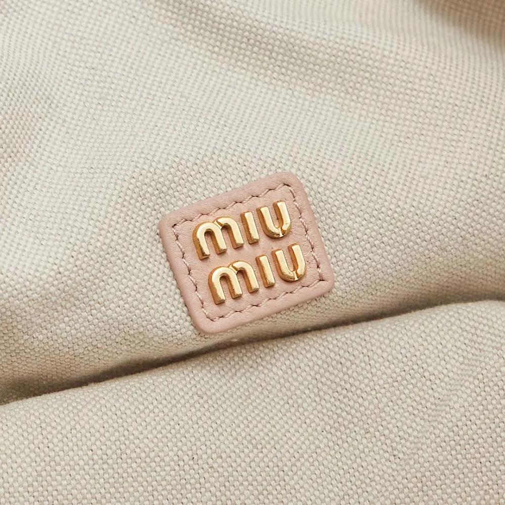 Miu Miu Women Ivy Sequin Mesh Bag Powder Pink - image 10
