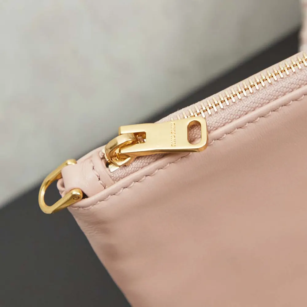Miu Miu Women Ivy Sequin Mesh Bag Powder Pink - image 7