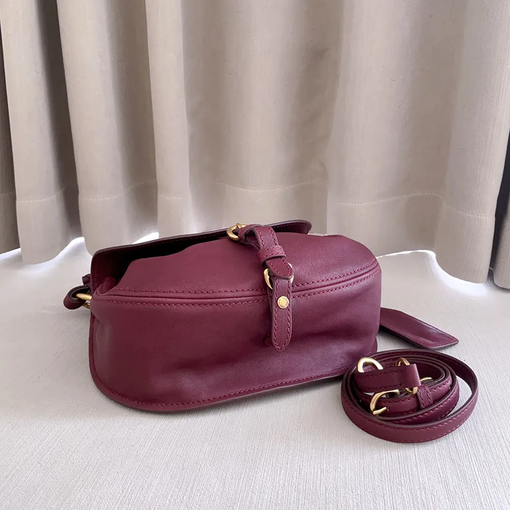 Miu Miu Women Rendez-Vous Nappa Leather Bag Amaranth Red - image 6