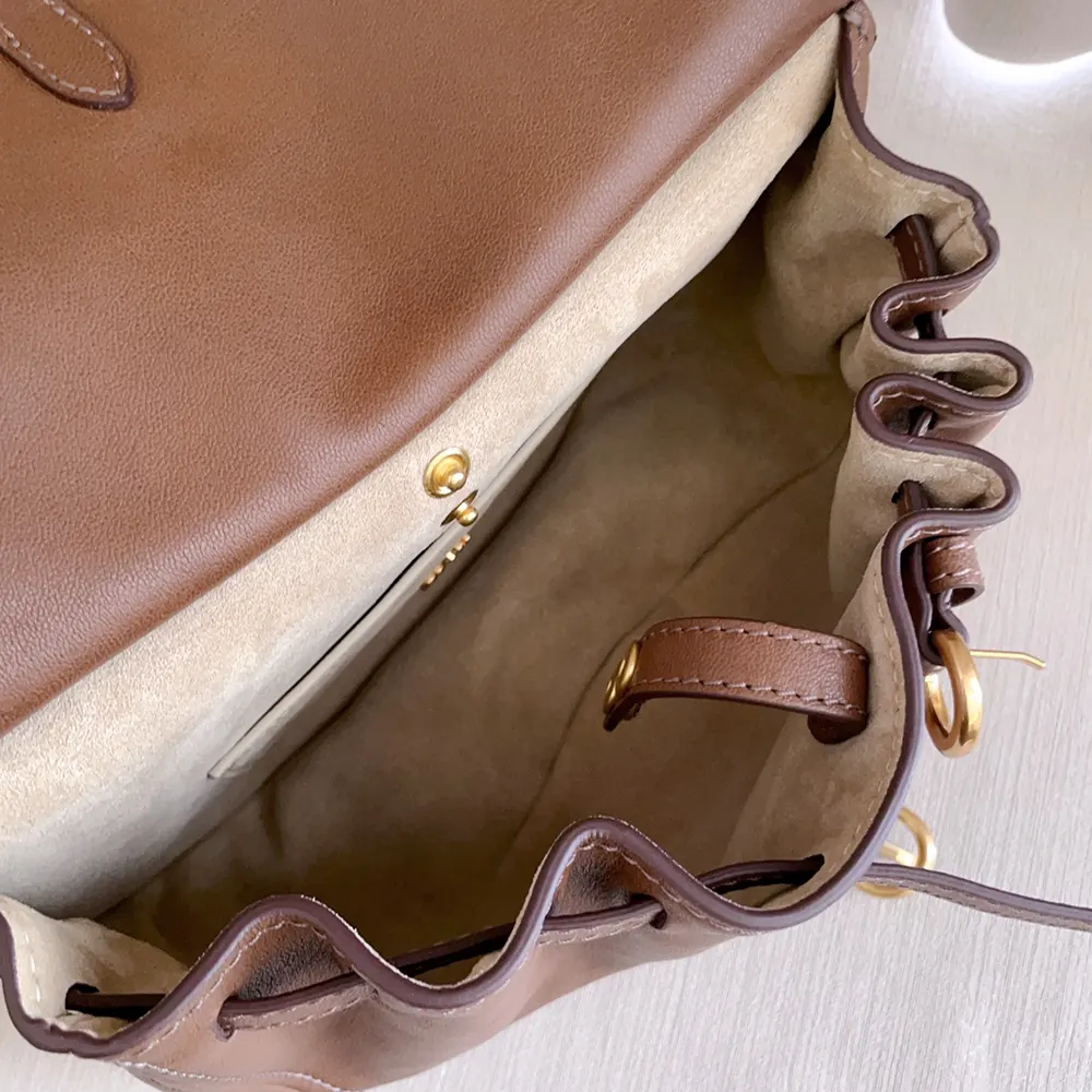 Miu Miu Women Rendez-Vous Nappa Leather Bag Oak - image 9