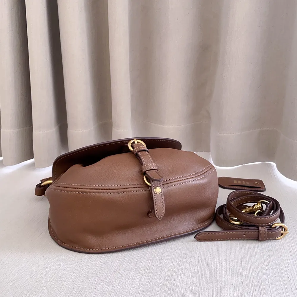 Miu Miu Women Rendez-Vous Nappa Leather Bag Oak - image 6