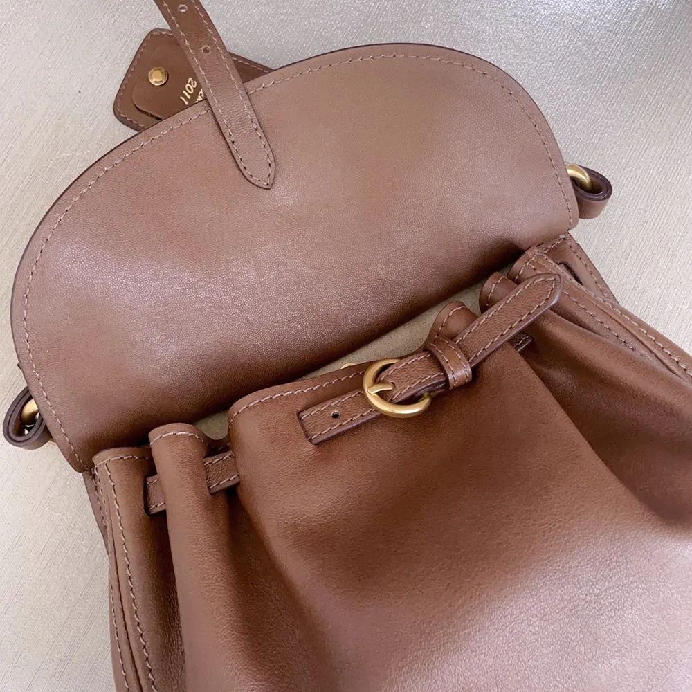 Miu Miu Women Rendez-Vous Nappa Leather Bag Oak - image 7