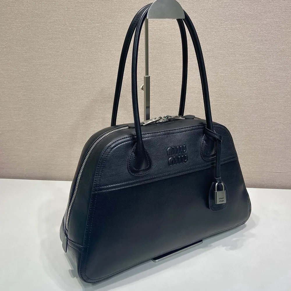 Miu Miu Women Vivant Leather Bag Black - image 4