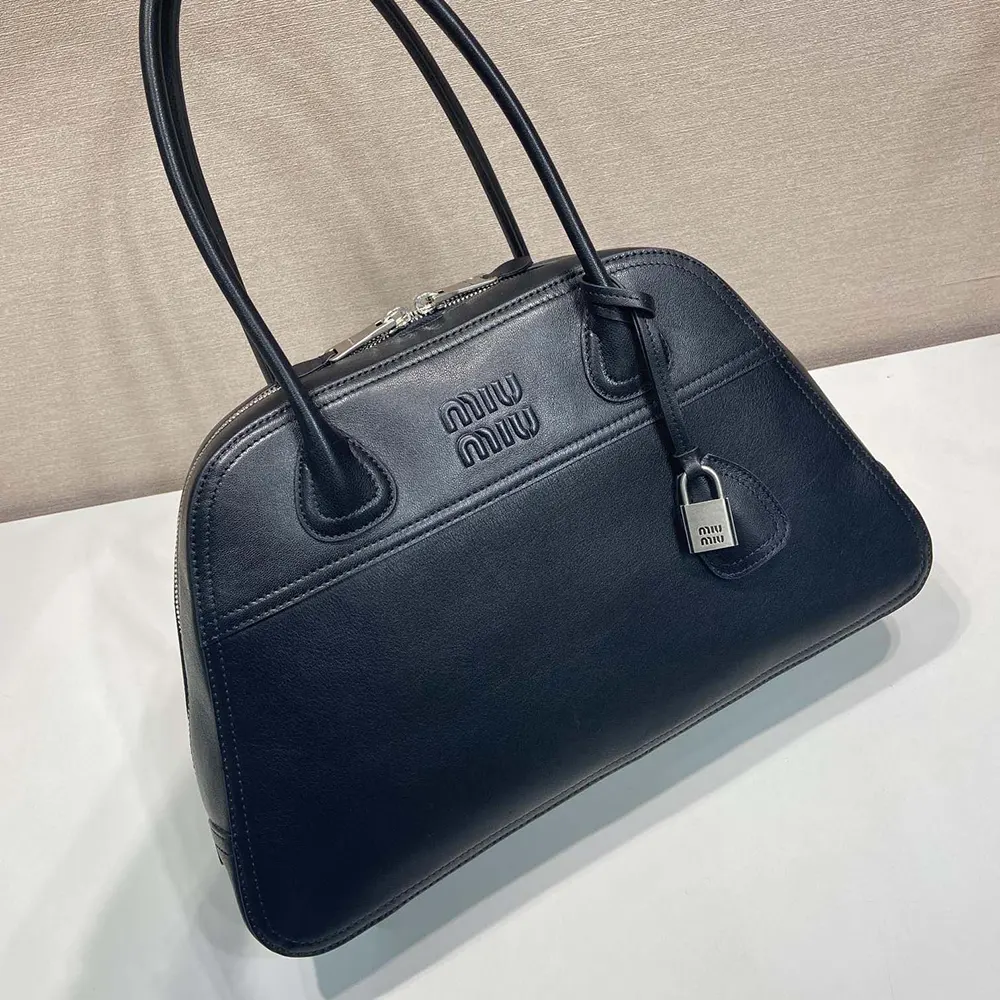Miu Miu Women Vivant Leather Bag Black - image 5