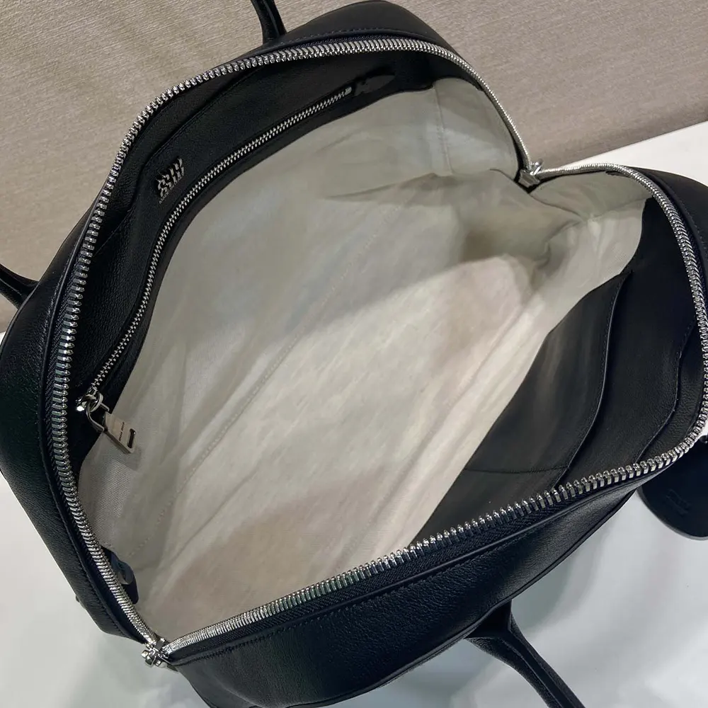 Miu Miu Women Vivant Leather Bag Black - image 8