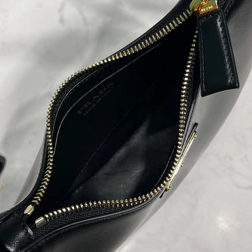 Prada Women Arqué Mini Leather Shoulder Bag - image 10