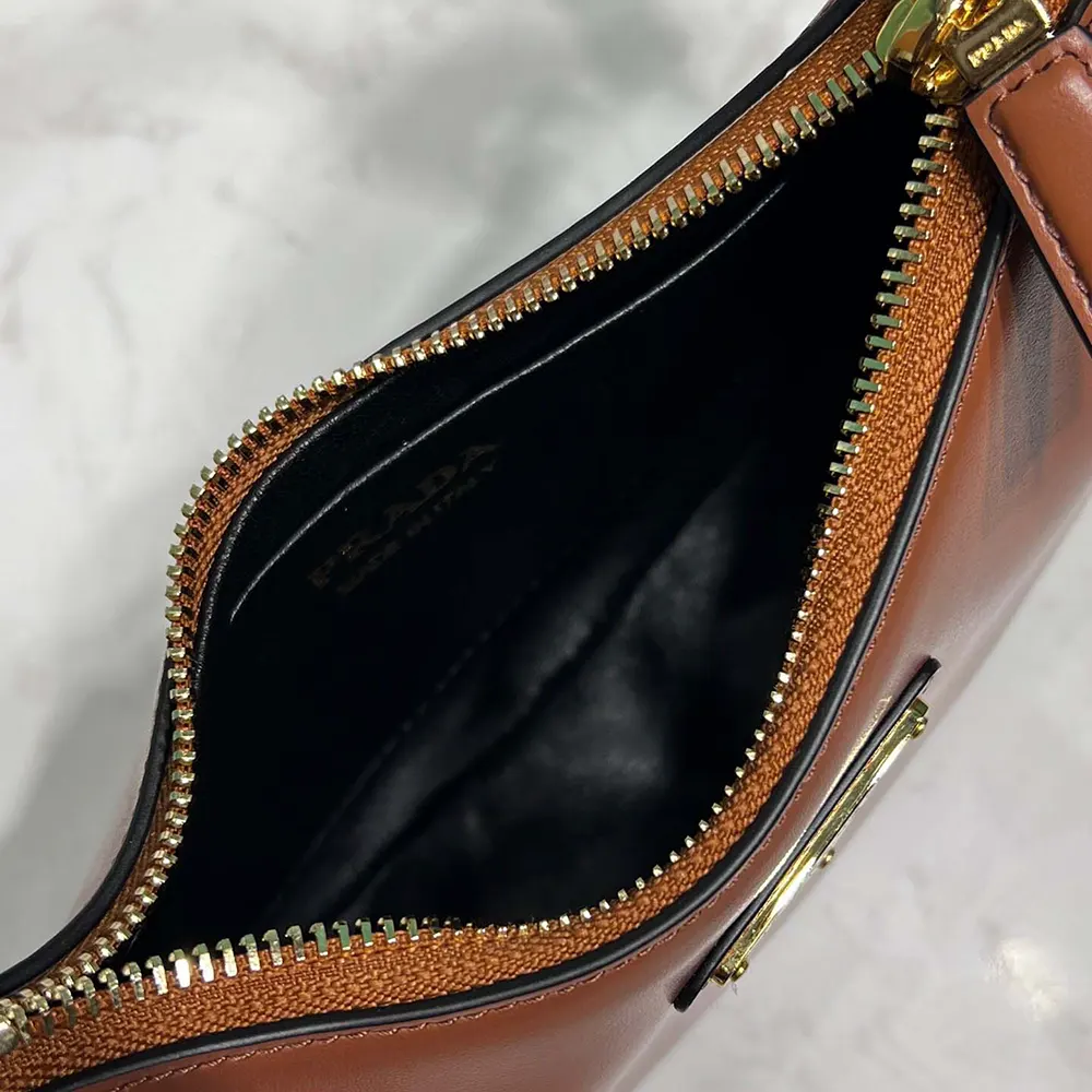 Prada Women Arqué Mini Leather Shoulder Bag - image 18