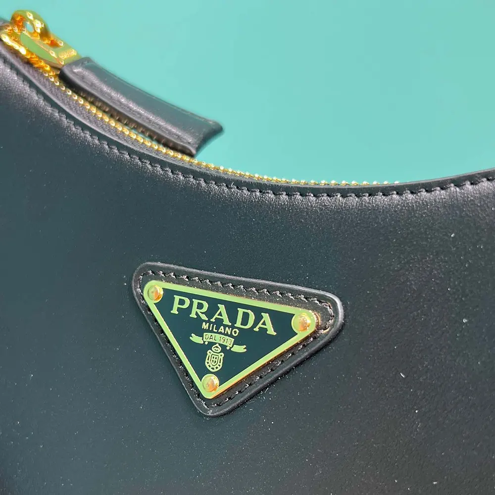 Prada Women Arqué Mini Leather Shoulder Bag - image 6